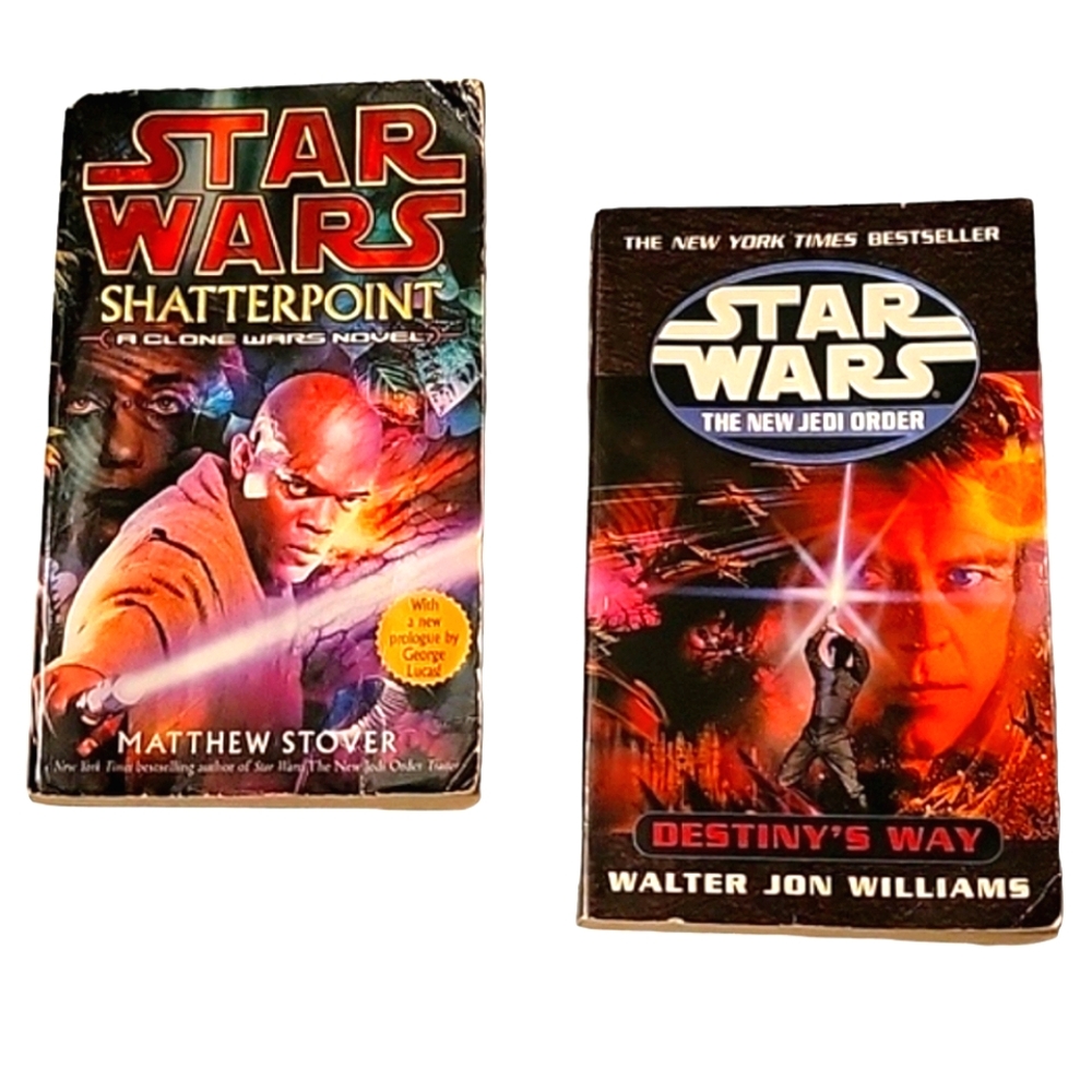 Star Wars Book Bundle: Shatterpoint: Clone Wars Novel & Star Wars: Destiny's Way